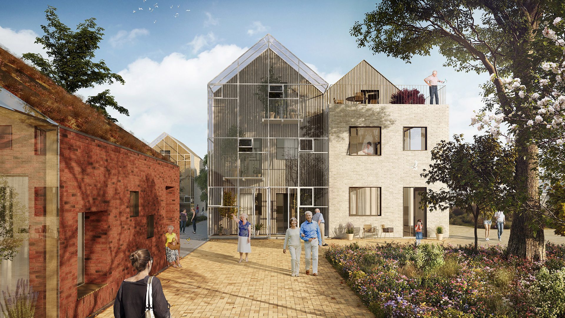 UHA Architects Coexistance Village Odense Denmark Masterplanning OK-Fonden NORD