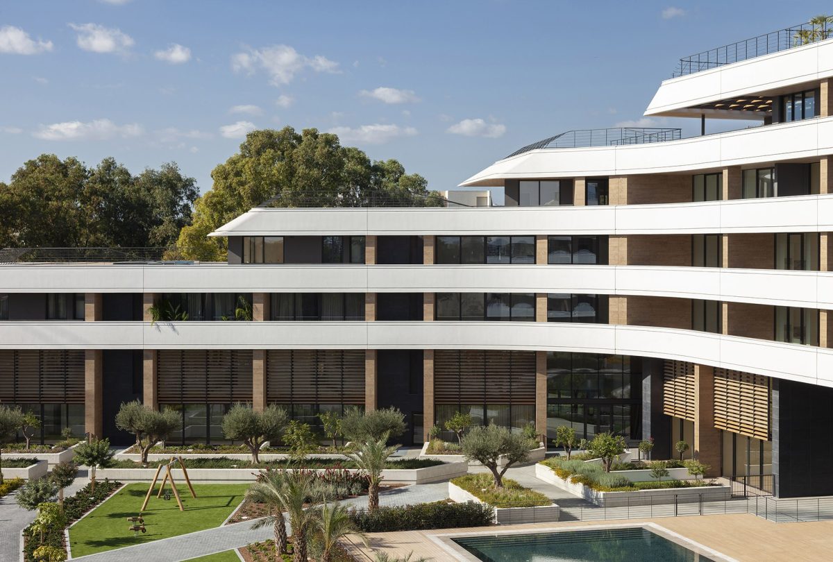 Architecture photography of UHA designed Eden Roc in Limassol Cyprus built by BBF