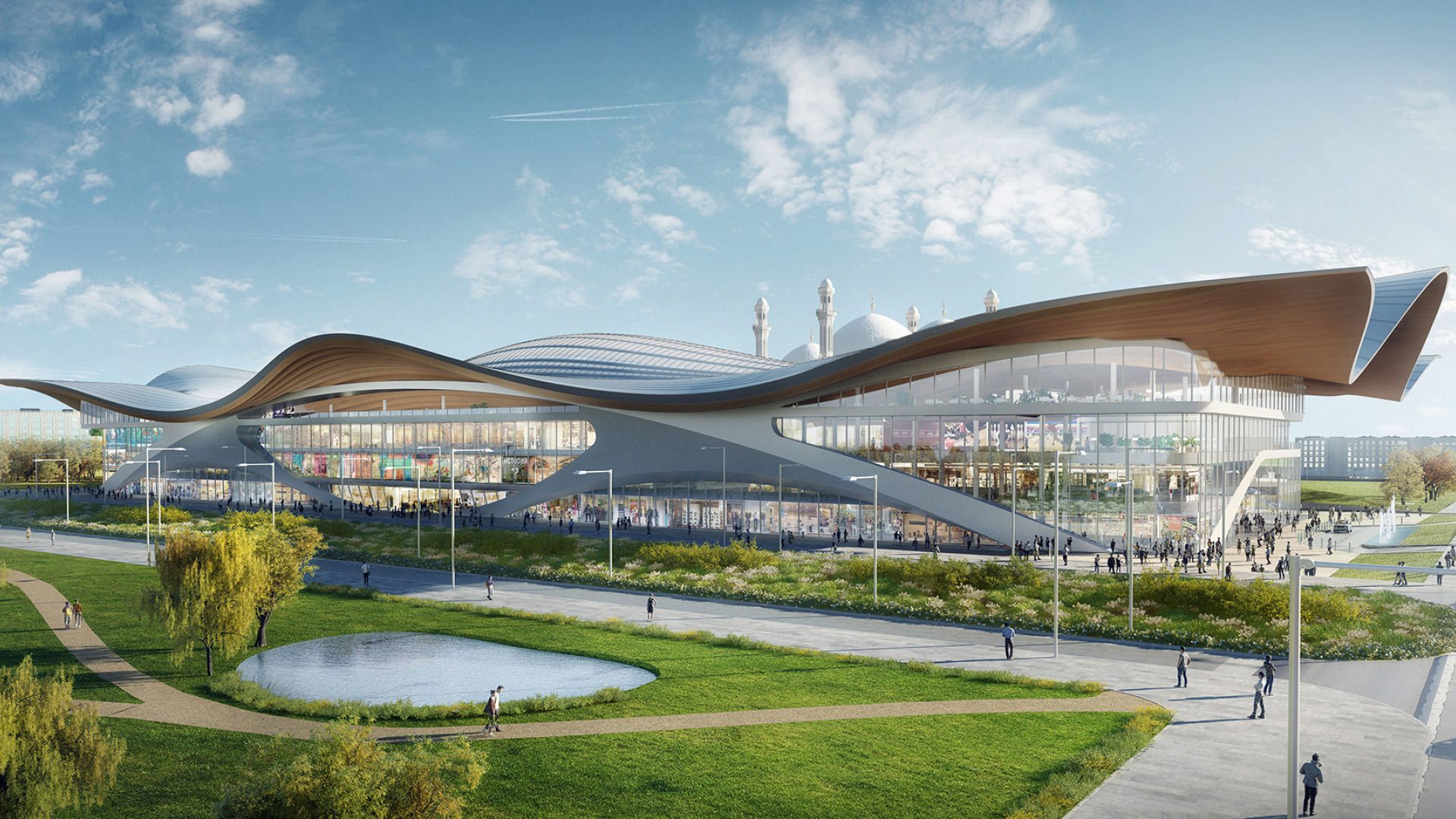 UHA Architects Shymkent Mall Kazakhstan Smart Oil